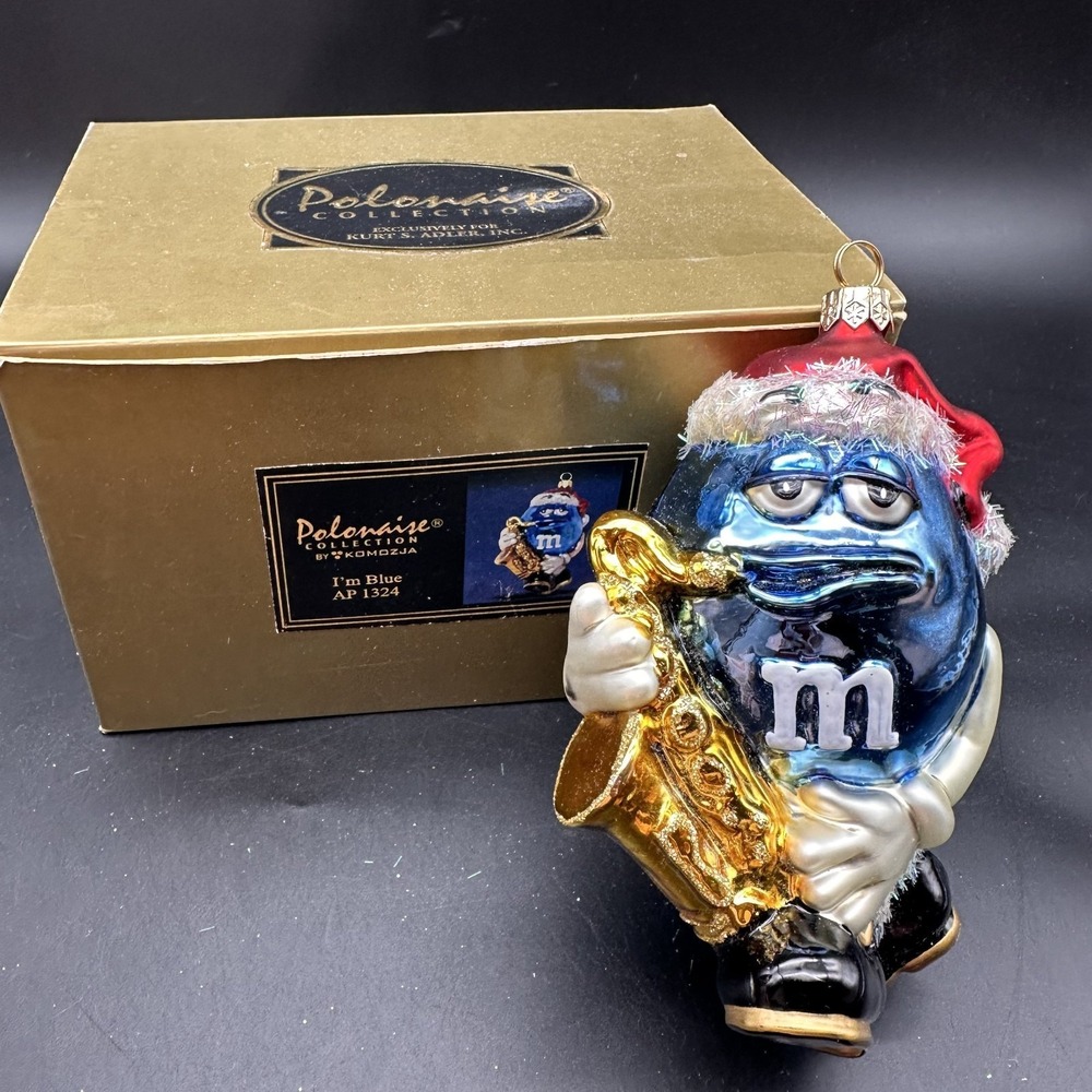KURT ADLER POLONAISE I'M BLUE M&M‎ AP1324